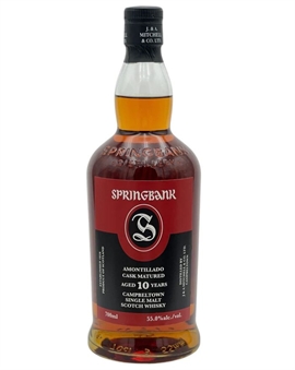 Springbank 10 år Amontillado Cask Matured Campbeltown Single Malt Scotch Whisky 55%